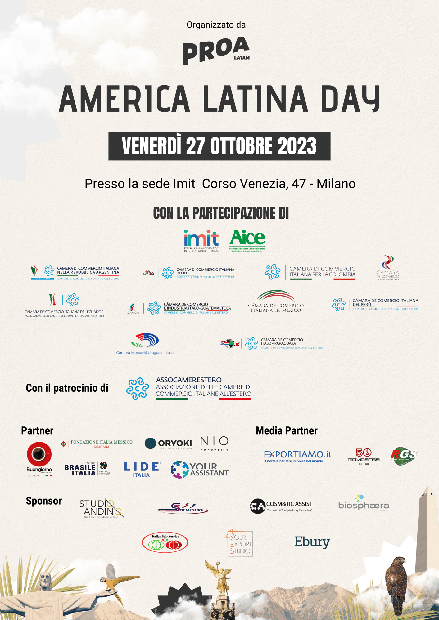 Proa Latam organizza America Latina Day, 27 ottobre 2023 (1)